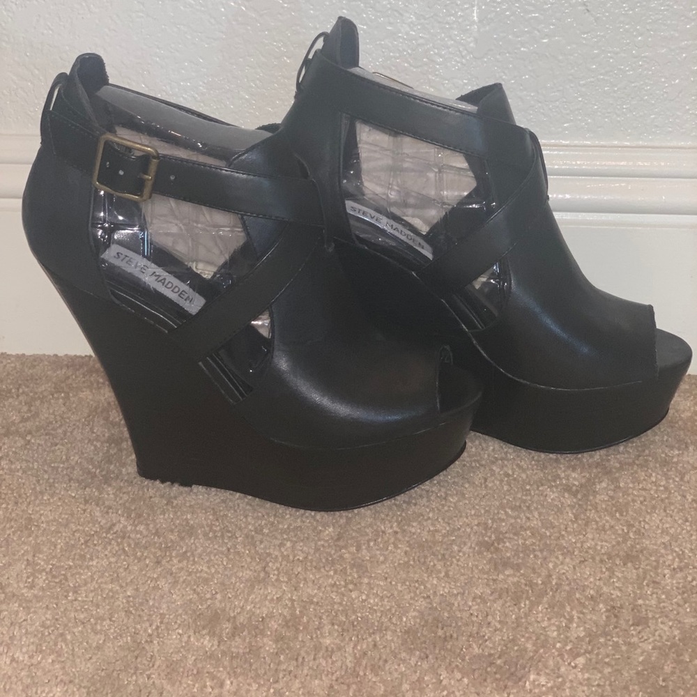 (NEW) Whynotme black leather